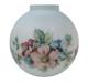 10 Antique Hand Painted Floral Roses Gone With The Wind Milk Glass Lamp Shade