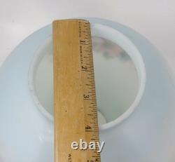 10 Antique Hand Painted Floral Roses Gone with the Wind Milk Glass Lamp Shade