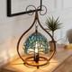 11''single Head Creative Glass Lamp, Blue Dragonfly Table Lamp, Tiffany New Lamp