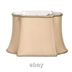 12 Vintage Gold Premium Oblong Shantung Lampshade