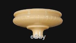 13 3/4 Deco Design Torchiere Floor Lamp Shade Nu Gold Embossed Vintage Style