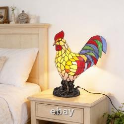 13inch tiffany Rooster Shaped Desk Lamp, Home Decoration Lamp, Bedroom/office Lamp