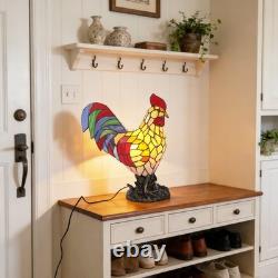13inch tiffany Rooster Shaped Desk Lamp, Home Decoration Lamp, Bedroom/office Lamp