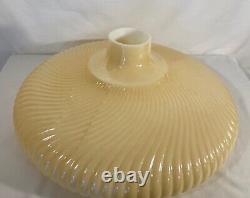16.5 Rib Swirl Nu-Gold Torchiere Lamp Shade Antique Style
