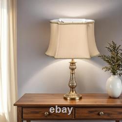 16 Vintage Gold Premium Oblong Shantung Lampshade