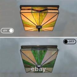 16 Vintage Tiffany Ceiling Lights Handmade Stained Glass Ceiling Light Fixtures