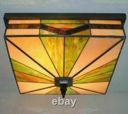16 Vintage Tiffany Ceiling Lights Handmade Stained Glass Ceiling Light Fixtures