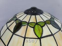 16 Vtg Art & Craft Slag Stained Glass Table Lamp Shade Tiffany Style (Fruit)
