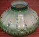 1920's Agm Green Glass Lamp Shade 5185 D-36 For Ready-lite Lamp. Hand Painted