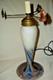 1920s French Art Glass Lamp Base Handblown Signed Le Verre Francais Bronze
