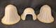 1930s Art Deco Art Glass Slip Shades Set Of 3