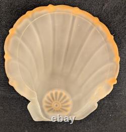 1930s Art Deco Art Glass Slip Shades Set of 3