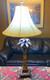1980s Vintage Coastal Boho Chic Hollywood Regency Palm Tree Lamp. 33 Inches Tall