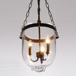 1pc Retro Vintage Pendant Chandelier Ceiling Light Glass Lampshade Fixture DIY