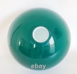 (2) Antique Oringinal Cased Green Emeralite Table Desk Lamp Dome Shade