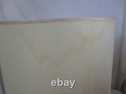 2 MCM Vtg Tapered Drum Lamp Shades 23 Tall Fabric Gold Trim Hollywood Regency