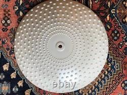 2 White Hobnail Milk Glass 14 Diameter Ceiling Light Cover Shades MCM LWR$