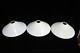 3 Pc White Glass Lamp Shade Vintage Home Decor Antique Collectible Pt-41