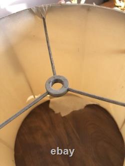 3 Vintage French-style Boudoir Lamps with Original Shades 23.5 in & 21.5 in