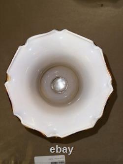 3vtg Art Deco Cased Butterscotch Hand Made Blown Glass Lamp/light Shades