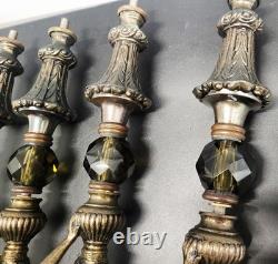 4 Antique Victorian Neo Classical Ladies Sculptures Bronze 21