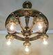 489 Vintage Art Nouveau Shade Ceiling Light Lamp Fixture Chandelier Antique
