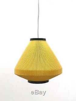 50s Atomic Vintage Lantern Plastic Lampshade Svend Aage Holm-Sorensen style