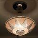513 Vintage Antique Art Deco Glass Ceiling Light Lamp Shade Chandelier