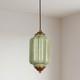 6 Inch Creative Green Glass Lamp, Small Pumpkin Bedside Dining Pendant Light, New