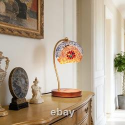 7-in Mini Tiffany Table Lamp, Mosaic Aromatherapy Wax Lamp, Including Light Bulb 7-in Mini Tiffany Table Lamp, Mosaic Aromatherapy Wax Lamp, Including Light Bulb