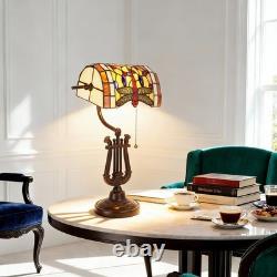 8 In Bread Single Head Desk Lamp, Tiffany Table Lamp, Office And Study Desk Lamp