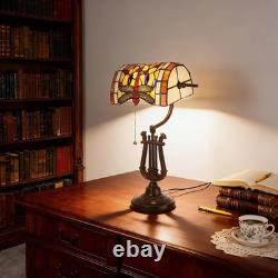 8 In Bread Single Head Desk Lamp, Tiffany Table Lamp, Office And Study Desk Lamp