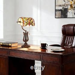 8 In Bread Single Head Desk Lamp, Tiffany Table Lamp, Office And Study Desk Lamp