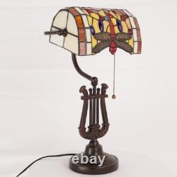8 In Bread Single Head Desk Lamp, Tiffany Table Lamp, Office And Study Desk Lamp
