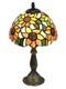 8 Tiffany-style Stained Glass Sunflower Lamp, 3-way Table Lamp, Led Included