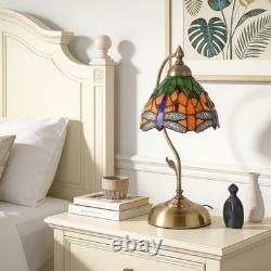 8in Tiffany Dragonfly Small Head Desk Lamp, Desk Reading Home Decoration New Lamp