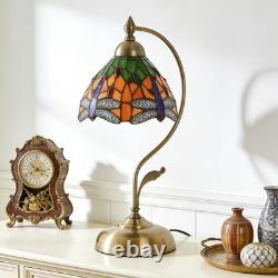 8in Tiffany Dragonfly Small Head Desk Lamp, Desk Reading Home Decoration New Lamp