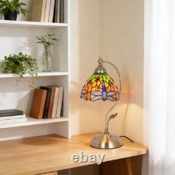 8in Tiffany Dragonfly Small Head Desk Lamp, Desk Reading Home Decoration New Lamp
