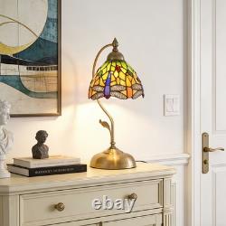 8in Tiffany Dragonfly Small Head Desk Lamp, Desk Reading Home Decoration New Lamp