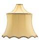 A Vintage Silk Ribbed Bell Shaped Lamp Shade 9.5 In. Height