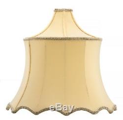 A Vintage Silk Ribbed Bell Shaped Lamp Shade 9.5 In. Height