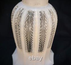 ANTIQUE GLASS Torchiere Lamp Shade Art Nouveau Art Deco