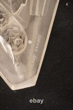 ART DECO GLASS SLIP SHADES FOR SCONCE OR CHANDELIER Set of 5 Noverdy