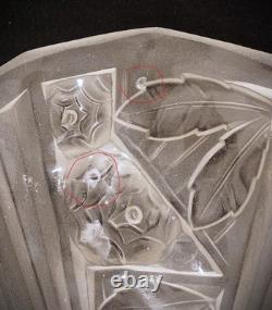 ART DECO GLASS SLIP SHADES FOR SCONCE OR CHANDELIER Set of 5 Noverdy