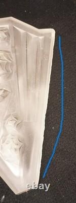 ART DECO GLASS SLIP SHADES FOR SCONCE OR CHANDELIER Set of 5 Noverdy