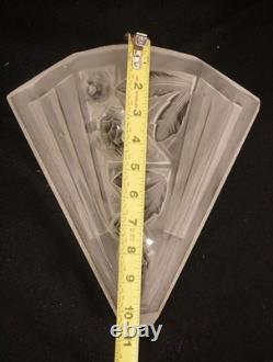 ART DECO GLASS SLIP SHADES FOR SCONCE OR CHANDELIER Set of 5 Noverdy