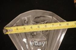 ART DECO GLASS SLIP SHADES FOR SCONCE OR CHANDELIER Set of 5 Noverdy