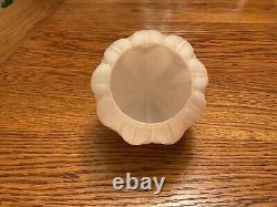 Antique 1920s Art Deco Shell Pink Small Ceiling Shade