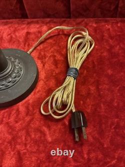 Antique 1920s Cast Metal Neoclassical Art Nouveau Column Table Lamp 7 Fit Works
