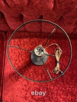 Antique 1920s Cast Metal Neoclassical Art Nouveau Column Table Lamp 7 Fit Works